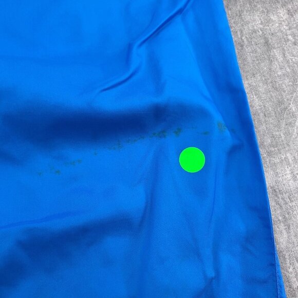 Adidas Track Pants Adult Large Blue All Nylon Lined Pull On Softshell VTG Flaws - Picture 4 of 13